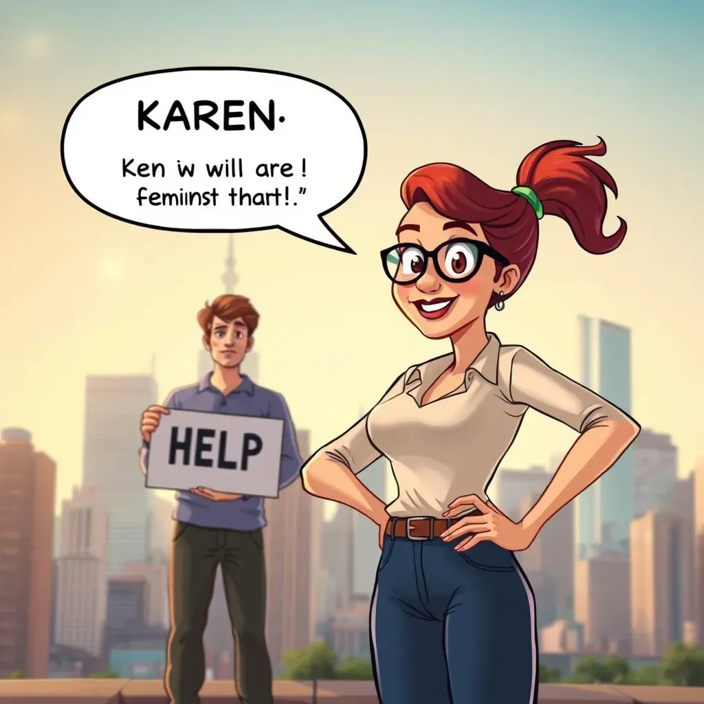 Karen's Feminist Views and Interactions with Tim