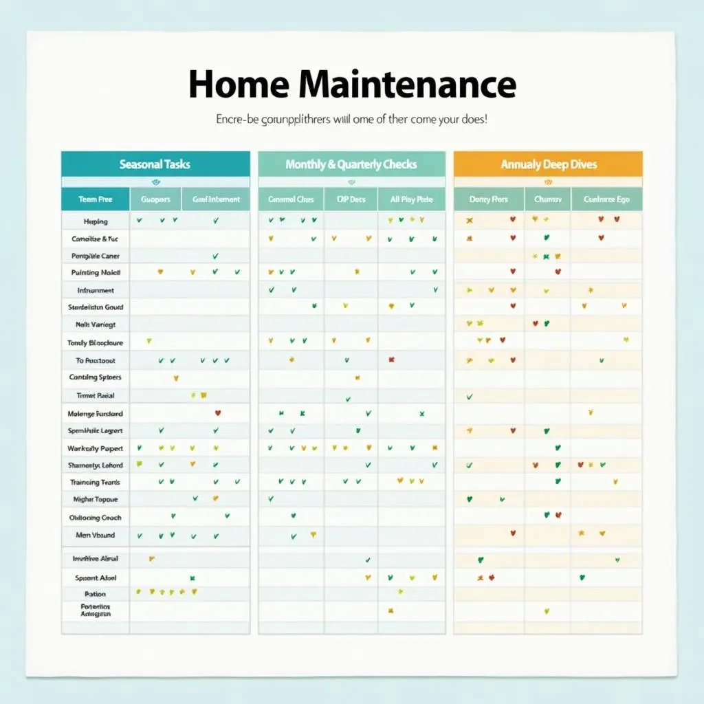 MustHave Categories in Your Home Maintenance Spreadsheet