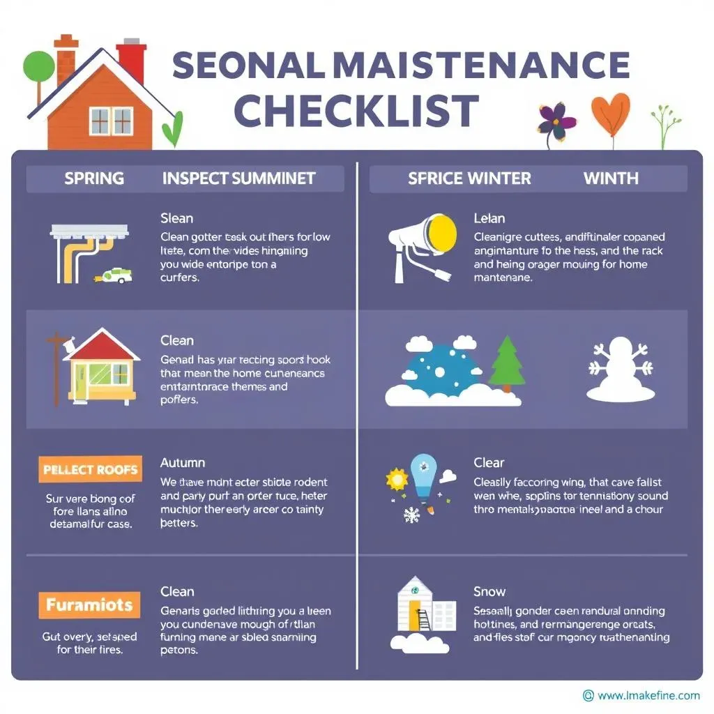 Seasonal Home Maintenance Checklist: Spring, Summer, Autumn, and Winter