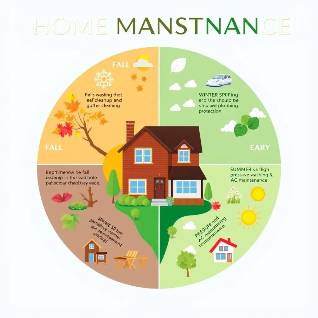 Seasonal Home Maintenance: Fall, Winter, Spring, and Summer Chores