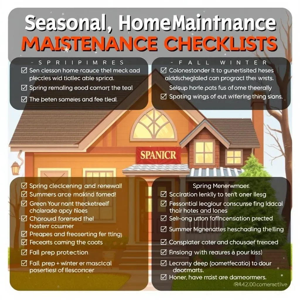 Seasonal Home Maintenance: Spring, Summer, Fall, and Winter Checklists