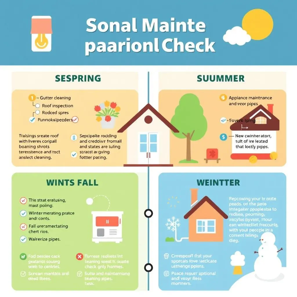 Seasonal House Maintenance Checklist: Spring, Summer, Fall, Winter